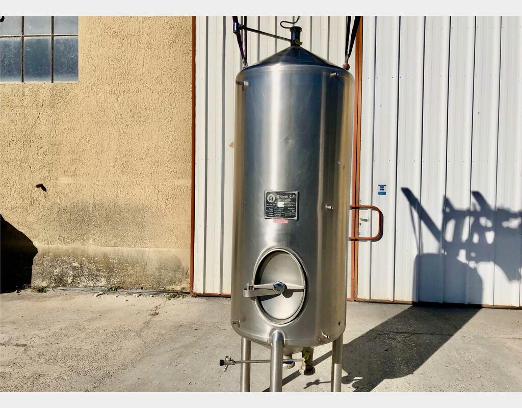 Stainless steel tank - Storage 9 HL (900 liters)