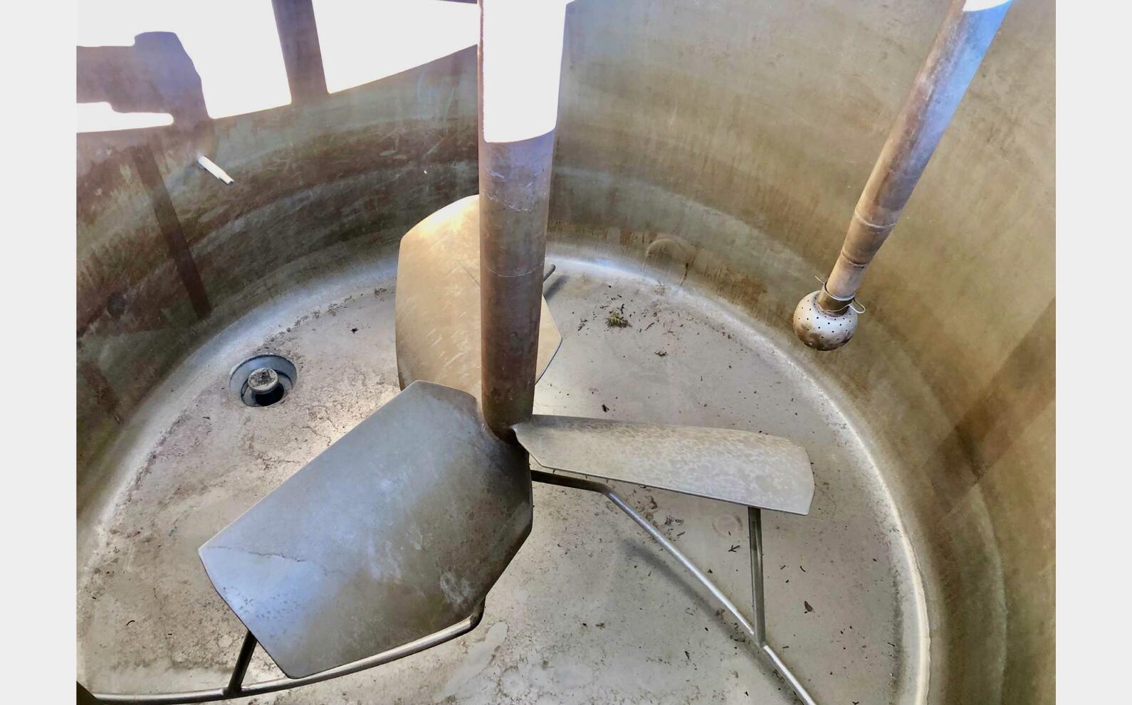 Stainless steel tank - Mixing 10 HL (1 000 liters) GOAVEC