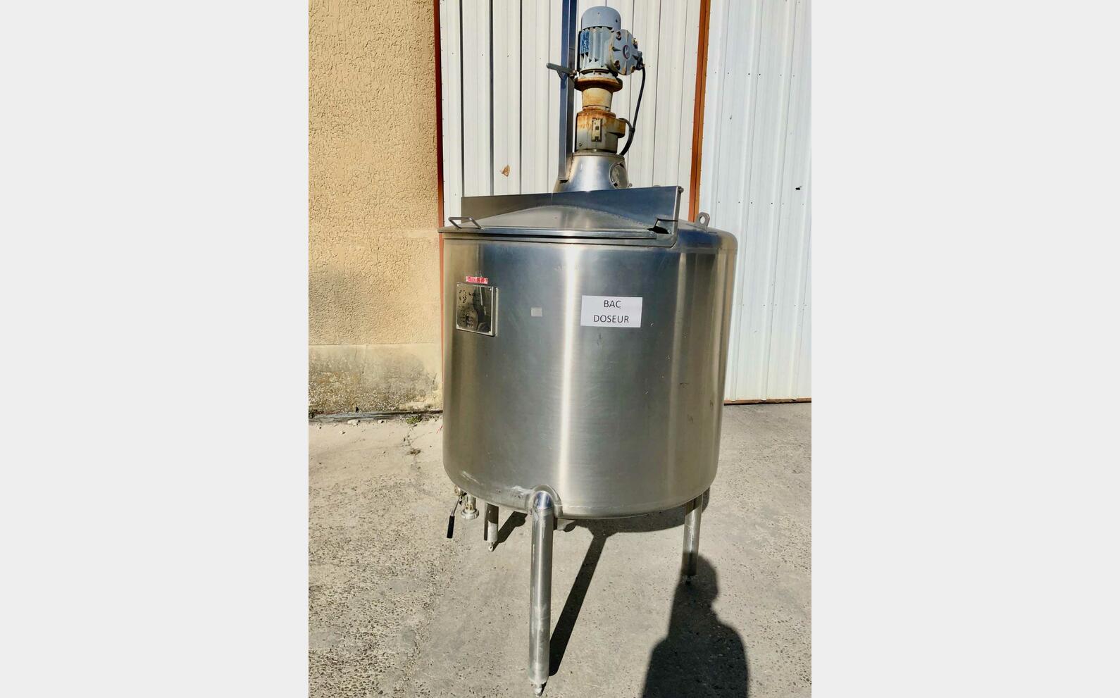 Cuve inox - M&eacute;lange 10 HL (1 000 litres) GOAVEC