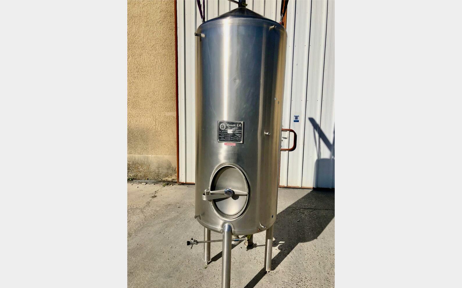 Cuve inox - Stockage 9 HL (900 litres) GOAVEC