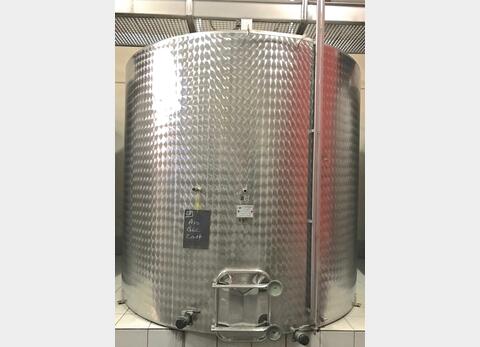 Cuve inox cylindrique verticale - Volume : 155 hls (15500 litres)