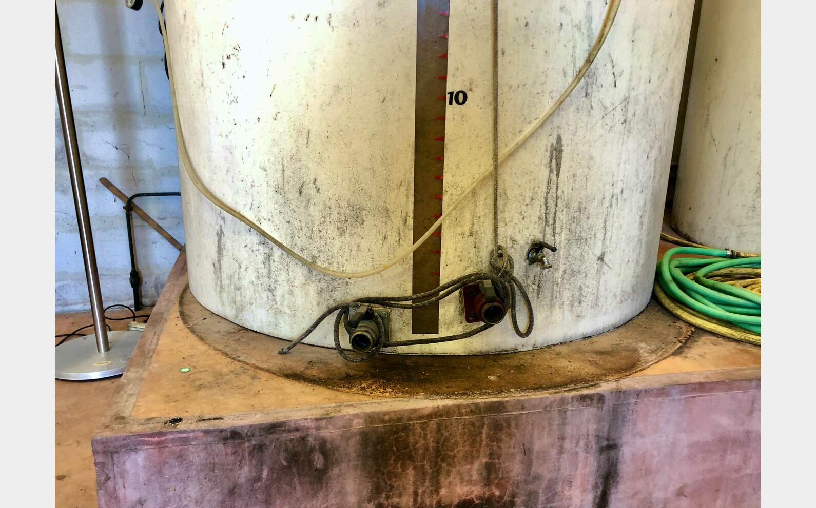 Fiberglass tank - Storage 50 HL (5,000 liters) STRATHYL