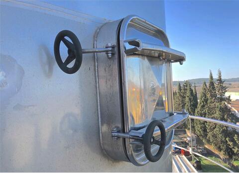 cuve stockage INOX autovidante