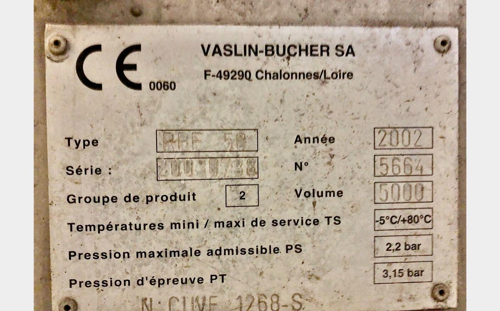 Pressoir - Cage ferm&eacute;e 50 HL (5 000 litres) BUCHER