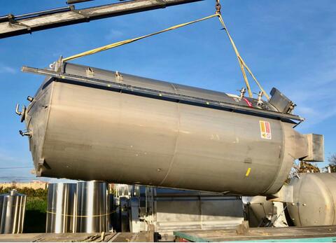 Stainless steel tank - Vertical on legs