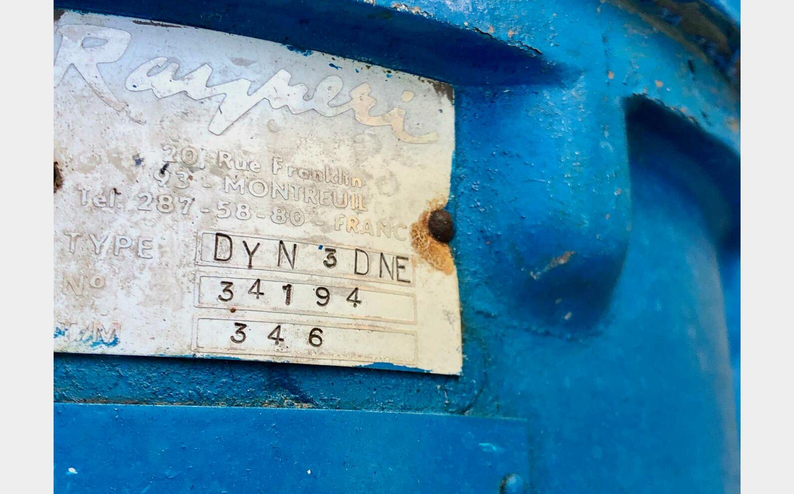 Cuve inox 316 - Agit&eacute;e 45 HL (4 500 litres) LEROY SOMER