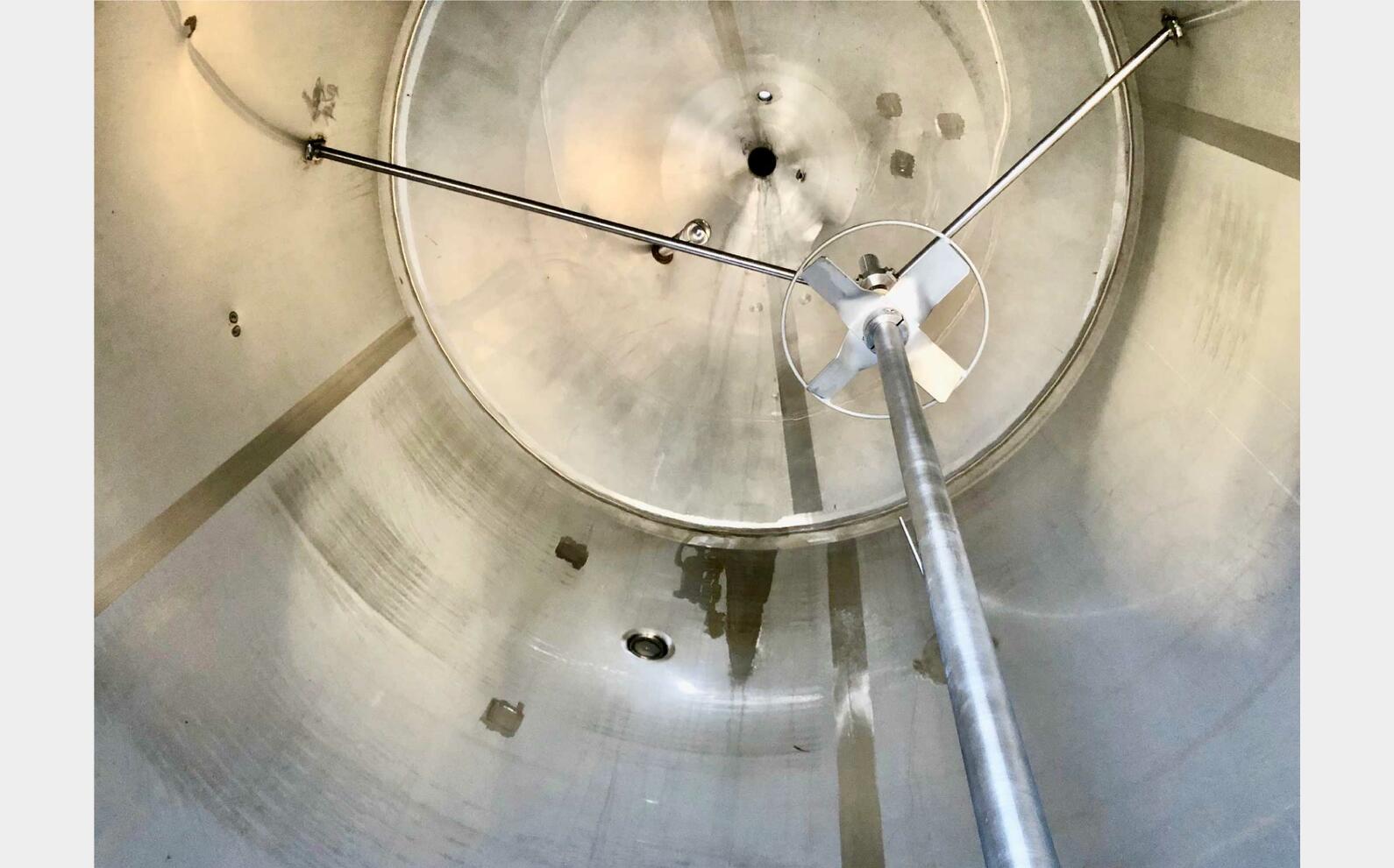 Cuve inox 316 - Agit&eacute;e 45 HL (4 500 litres) LEROY SOMER