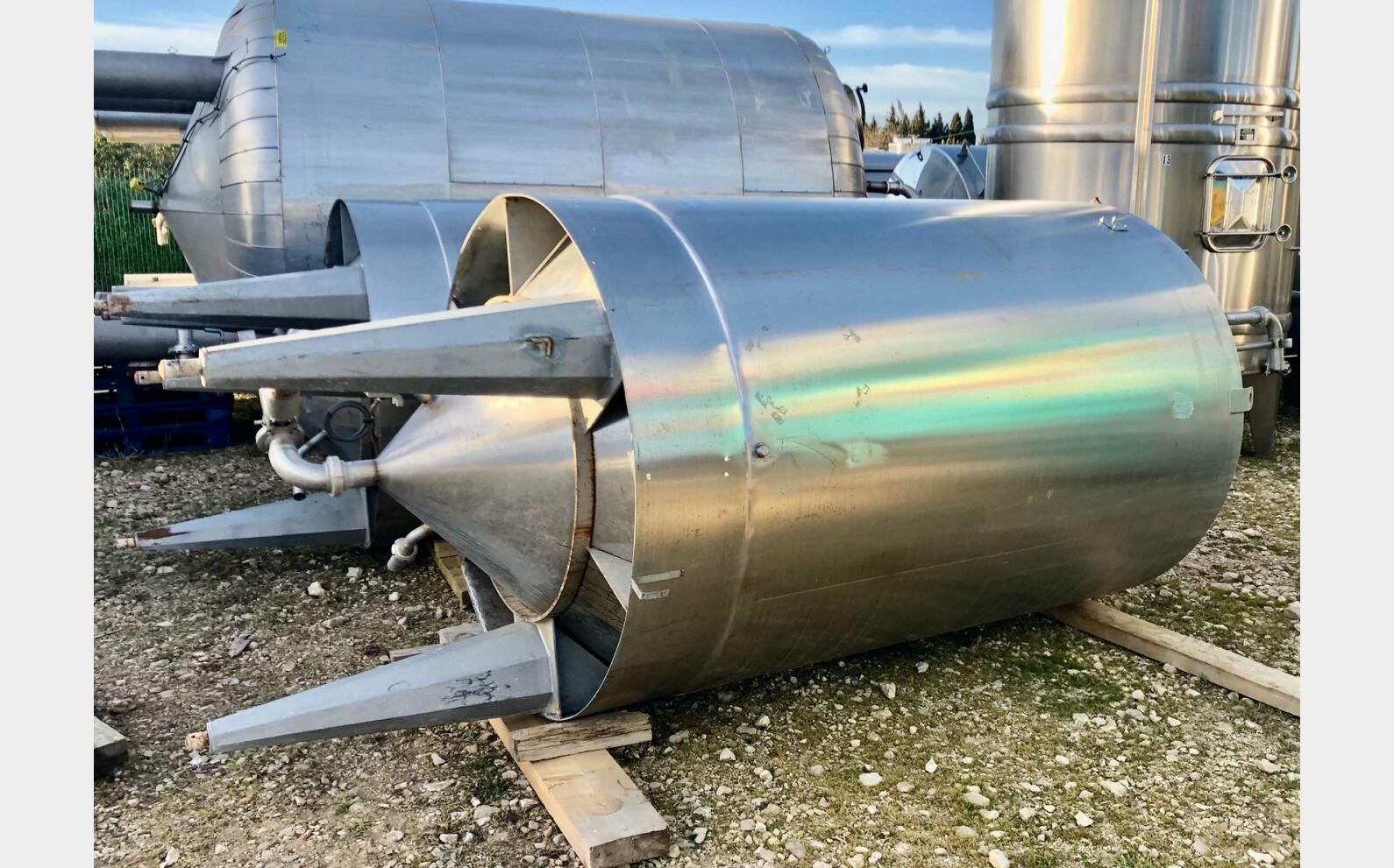 Stainless steel tank 316 45 HL (4 500 liters) LEROY SOMER