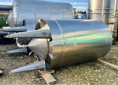 Stainless steel tank - Vertical on legs
