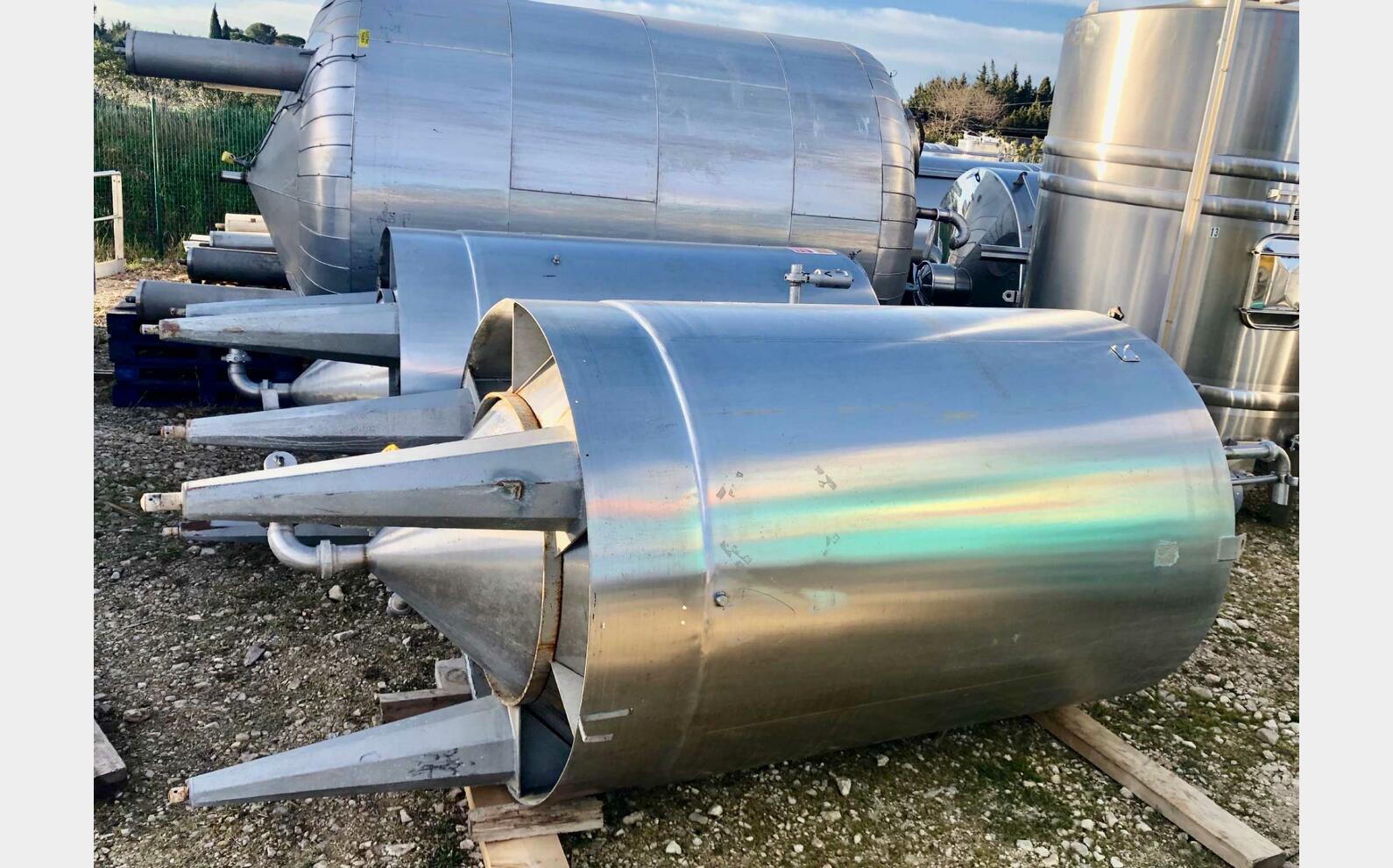 Cuve inox 316 - Agit&eacute;e 45 HL (4 500 litres) LEROY SOMER