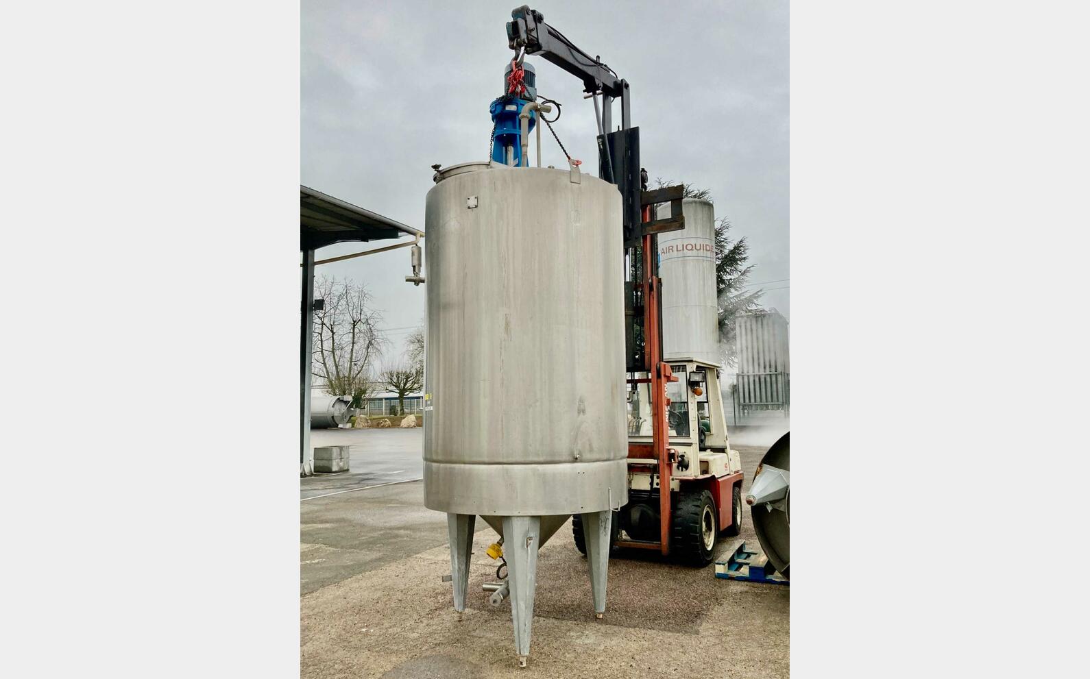 Stainless steel tank 316 45 HL (4 500 liters) LEROY SOMER