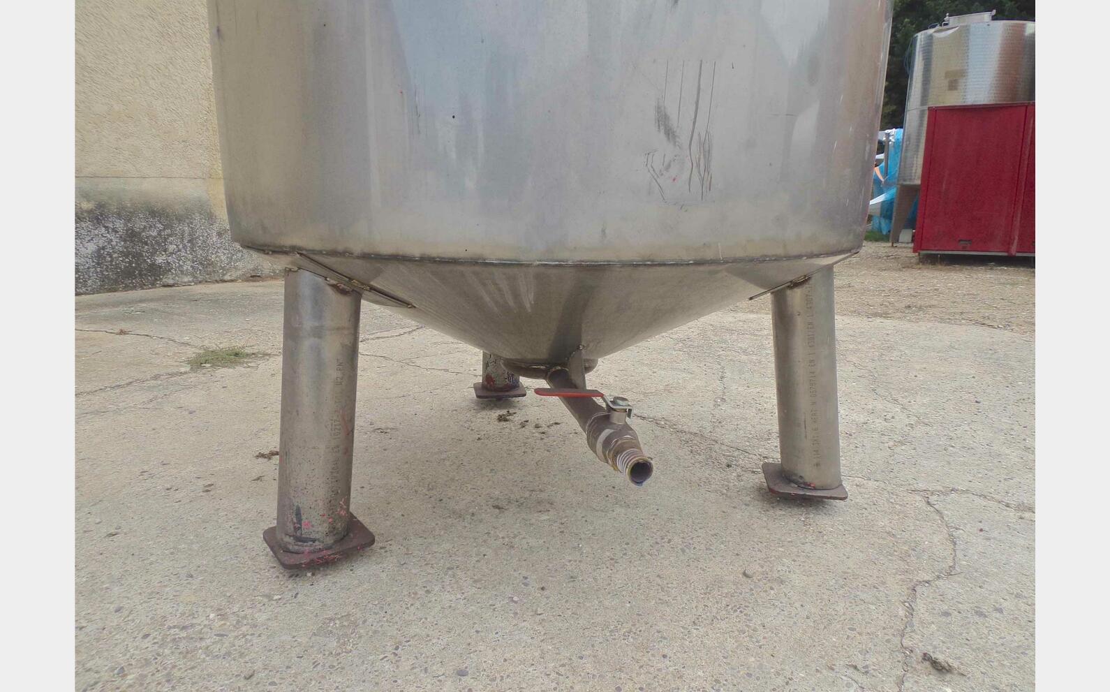 Cuve m&eacute;lange inox