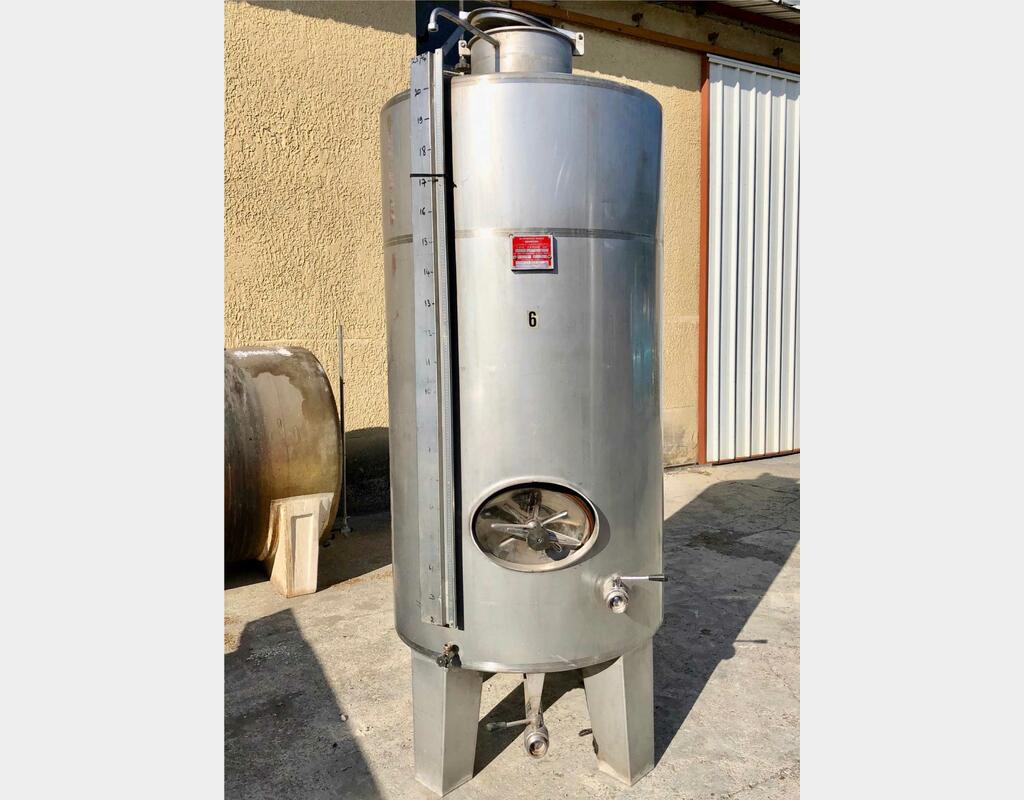 Cuve de Stockage INOX  - 2100 Litres , SOPROVIN