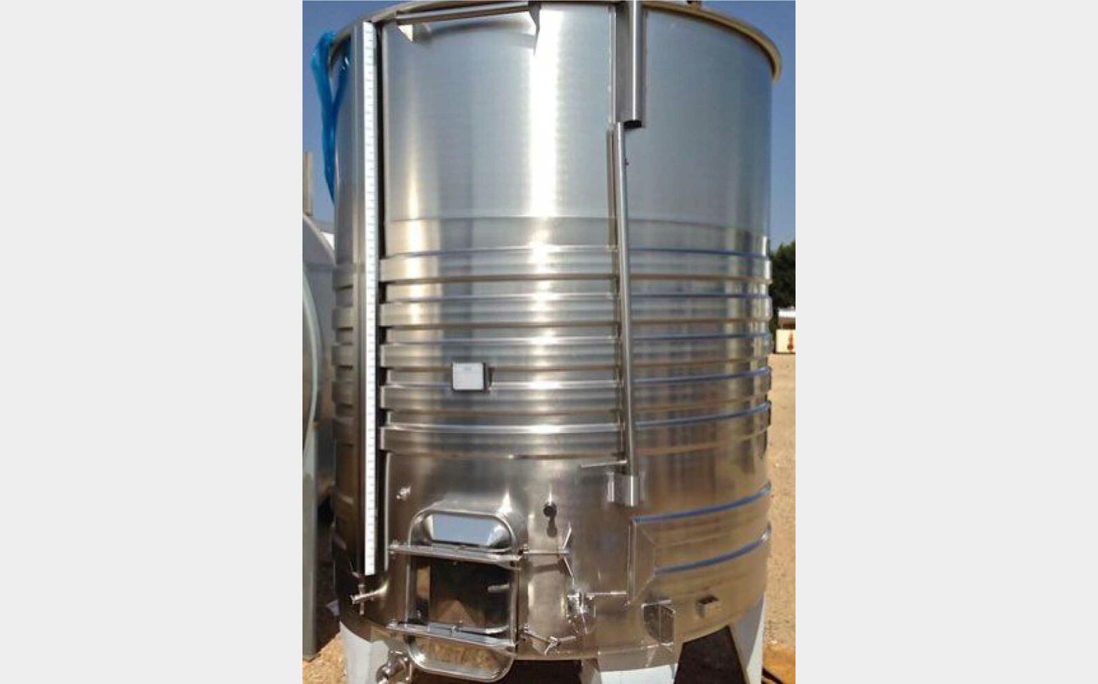 Cuve inox 304 chapeau flottant thermor&eacute;gul&eacute;e 75 HL (7 501 Litres) ARSILAC