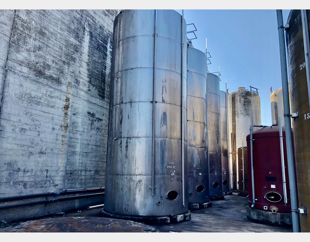 Stainless steel tank 304 543 HL (54 300 liters)