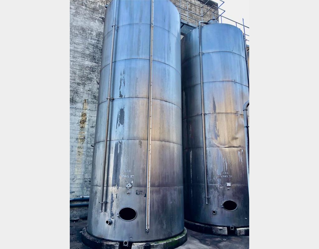 Cuve INOX 304 - Vertical fond plat