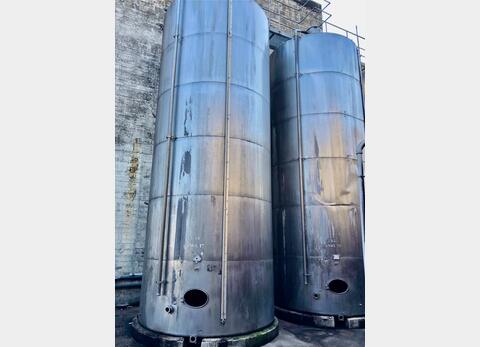 Stainless steel tank 304 - Vertical with flat bottom