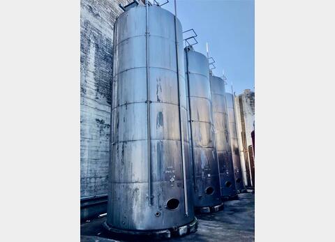 Stainless steel tank 304 - Vertical with flat bottom