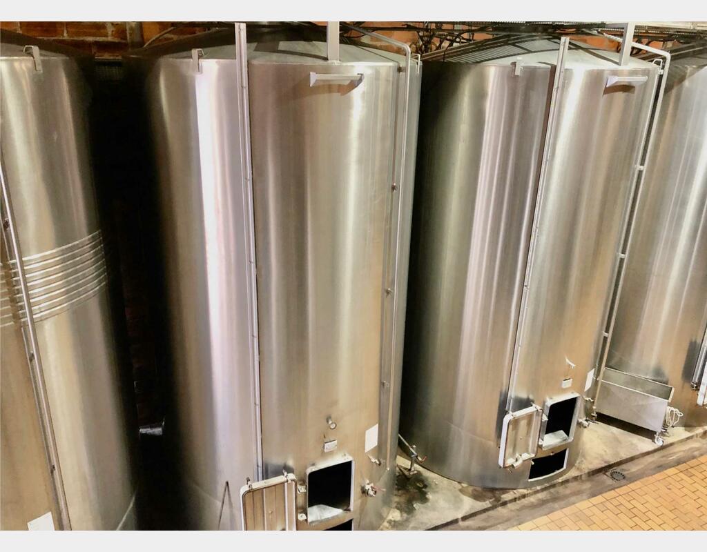 Cuve inox 304 - Fond incliné