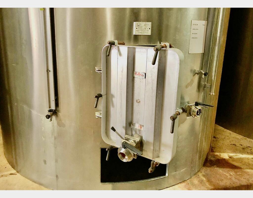 Cuve inox 304 - Fond incliné