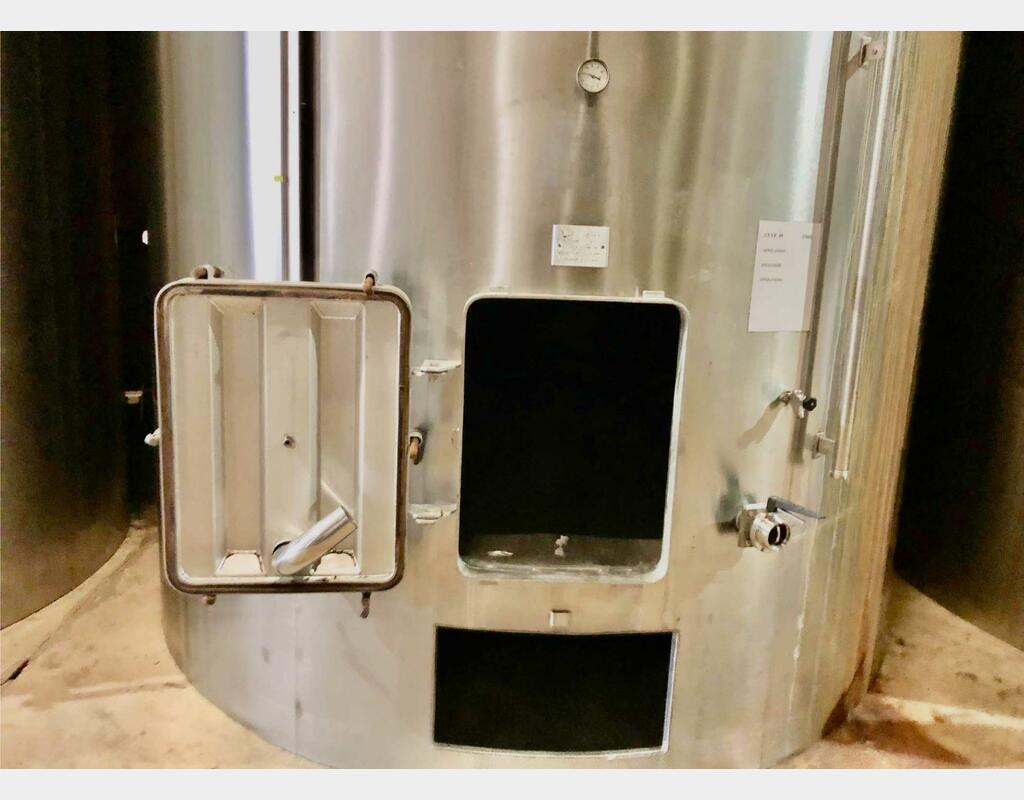 Cuve inox 304 - Fond incliné