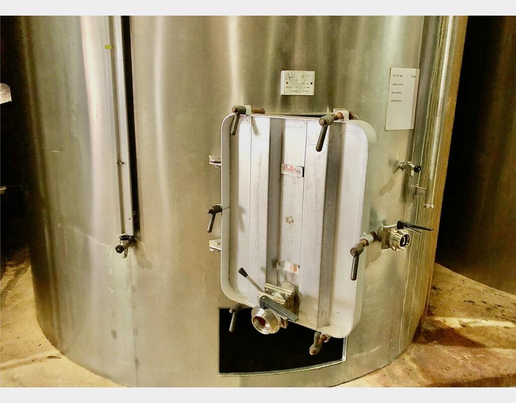 Cuve inox 304 - Fond incliné