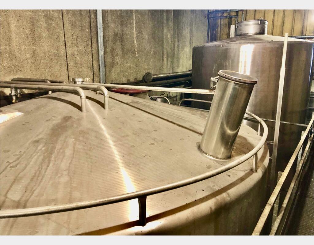 Cuve inox 316 - Sur radier