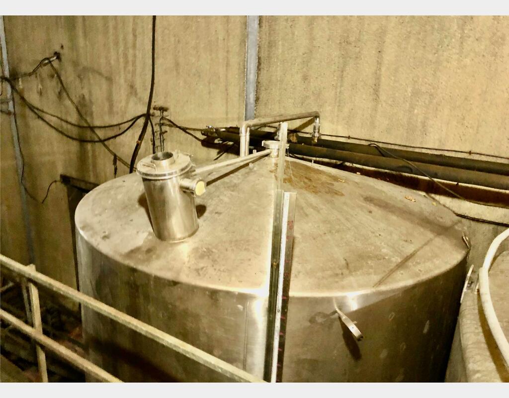 316 stainless steel tank - On invert