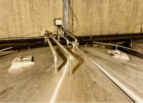 316 stainless steel tank - On invert