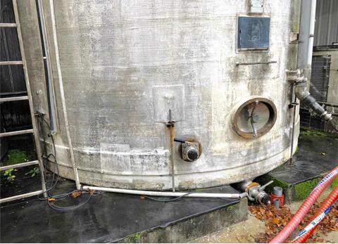 Vertical cylindrical fiber tank - Flat bottom