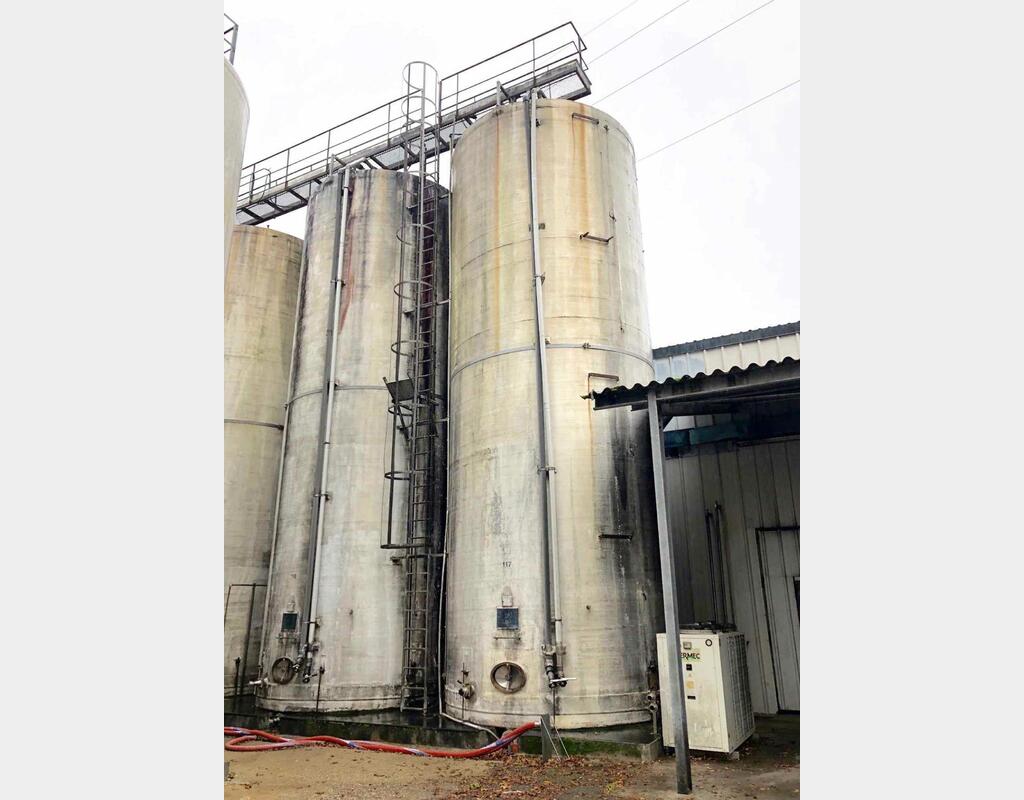 Cuve fibre - Cylindrique 1000 HL (100 000 litres)