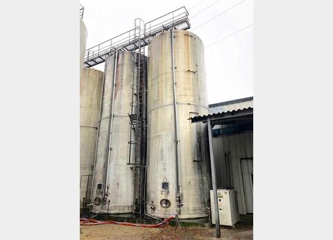 Vertical cylindrical fiber tank - Flat bottom