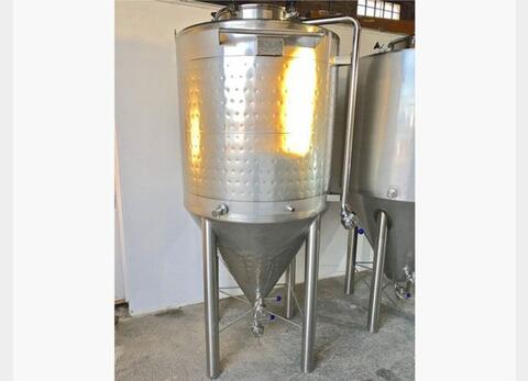 304 stainless steel tank - Closed - Cylindro-conical