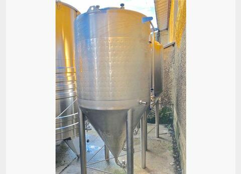 304 stainless steel tank - Cylindro-conical 16 HL (1600 liters) ARSILAC