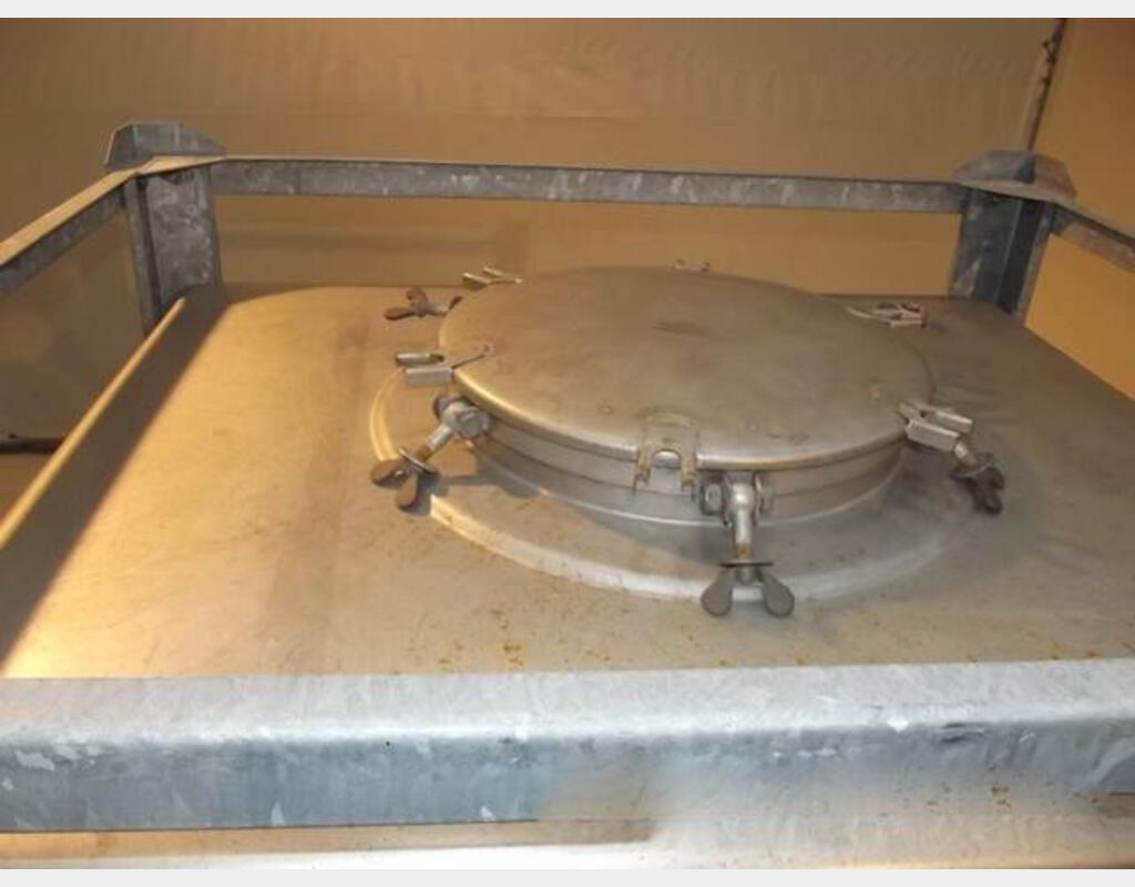 Container INOX 304 sur chassis - Capacité : 1000 litres
