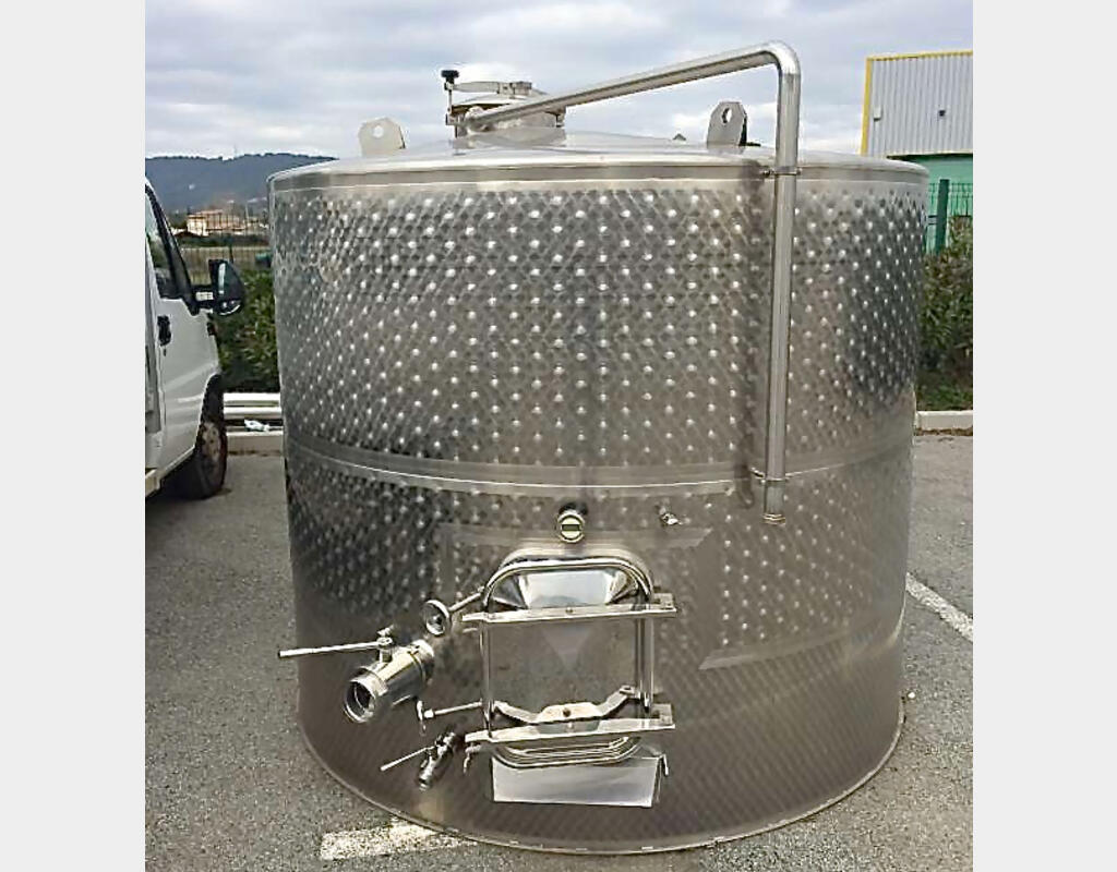 Cuve inox de stockage - Volume : 45HL (4500 litres)