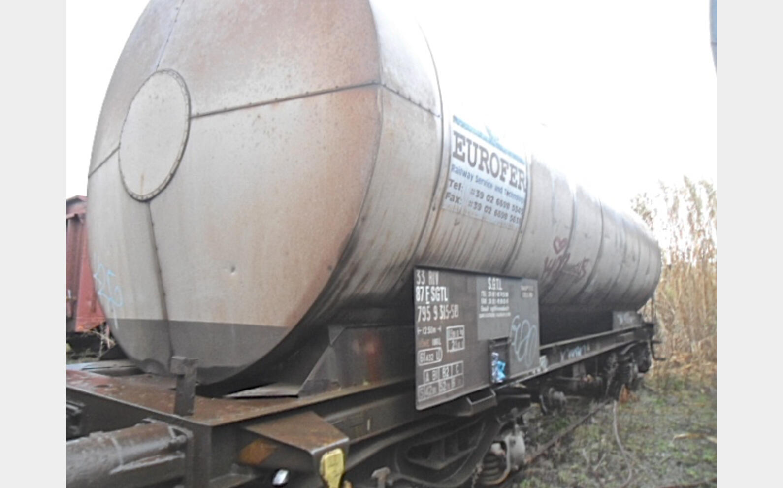Cuve acier revêtu horizontale - Capacité 60 m3 (60 000 L)