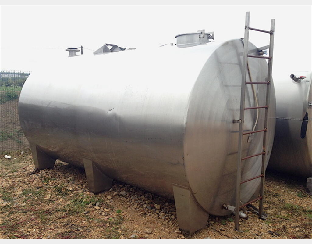 Cuve  INOX cylindrique horizontale Marque PIERRE GUERIN