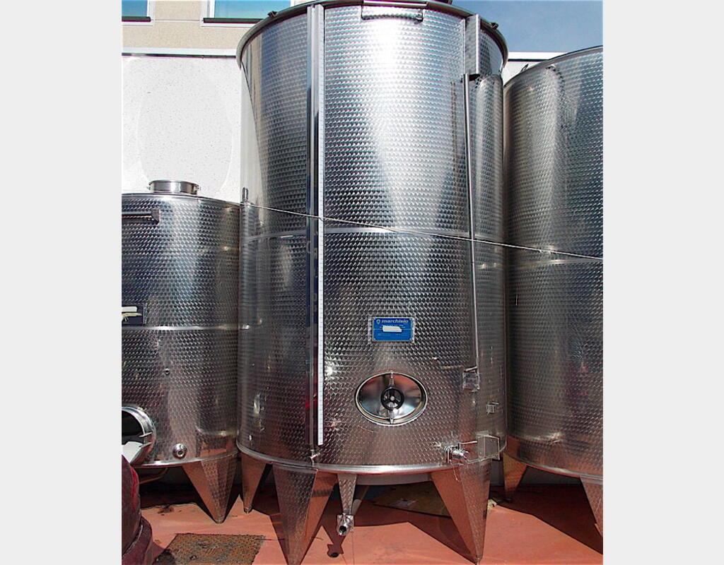 Cuve à chapeau flottant en INOX 304 - Volume : 10000 litres