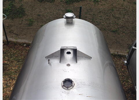 Cuve  INOX cylindrique horizontale Marque PIERRE GUERIN