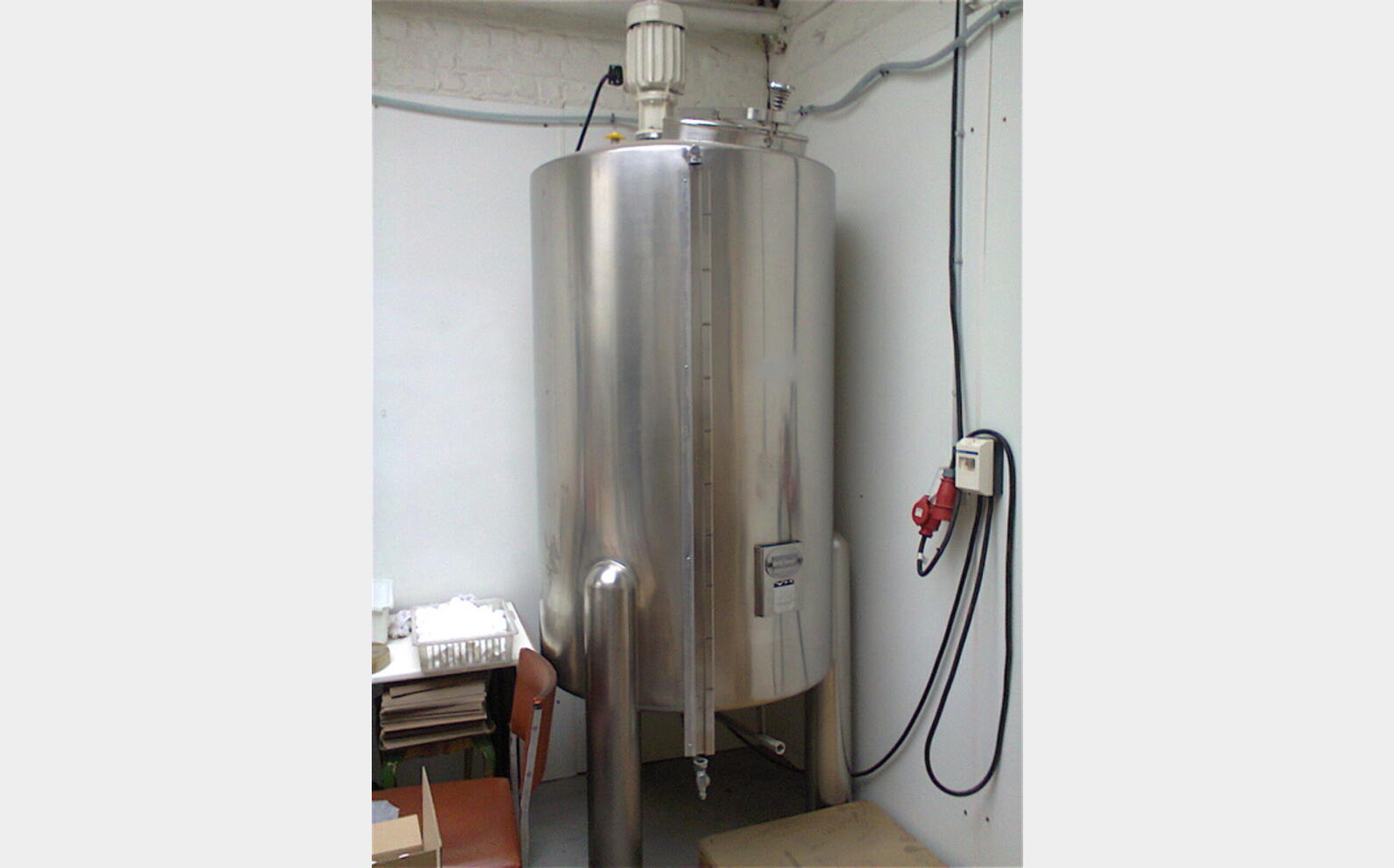 Cuve INOX de m&eacute;lange ATEX