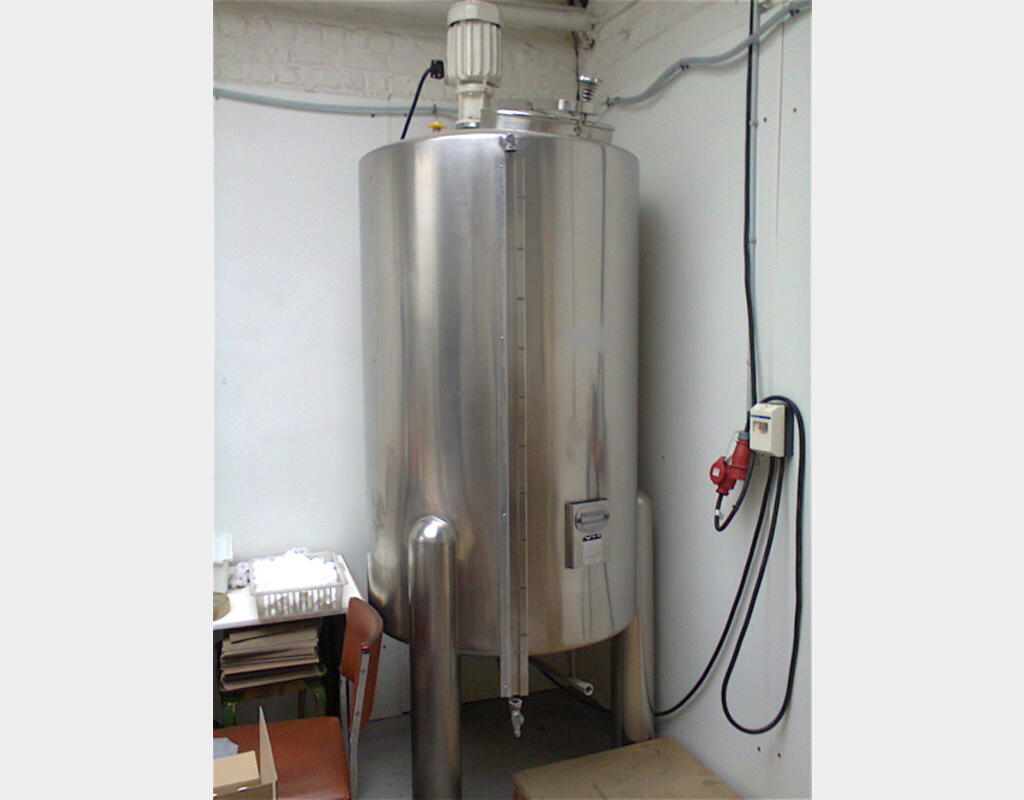 Cuve INOX de mélange ATEX - Volume : 1000 litres