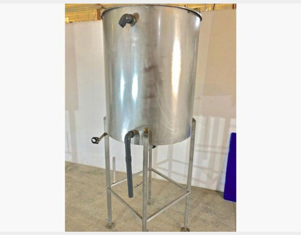 316 stainless steel reactor - Volume: 600 liters