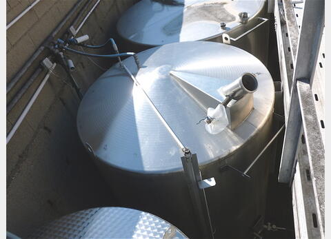 Cuve stockage INOX 316 sur pieds Agroalimentaire Marque : PIERRE GUERIN