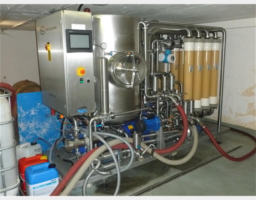 Filtre tangentiel pour microfiltration - Sortie moyenne : 10.000 - 15.000 L/h