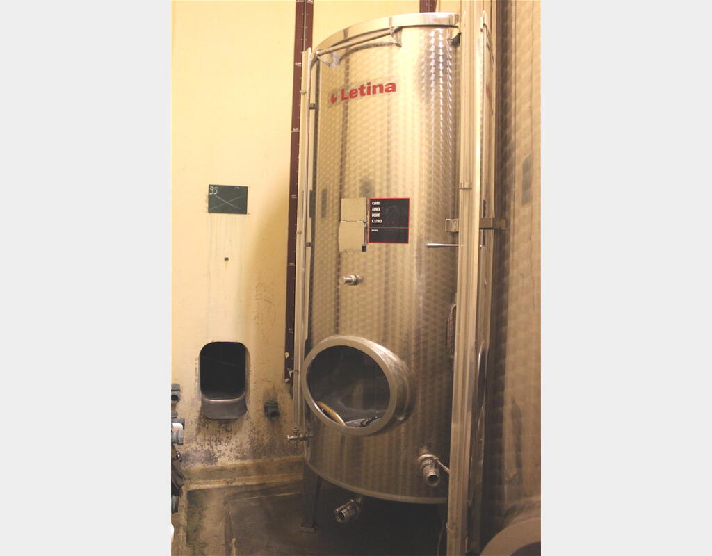 Cuve à chapeau flottant en INOX 304 - Volume : 2000 litres