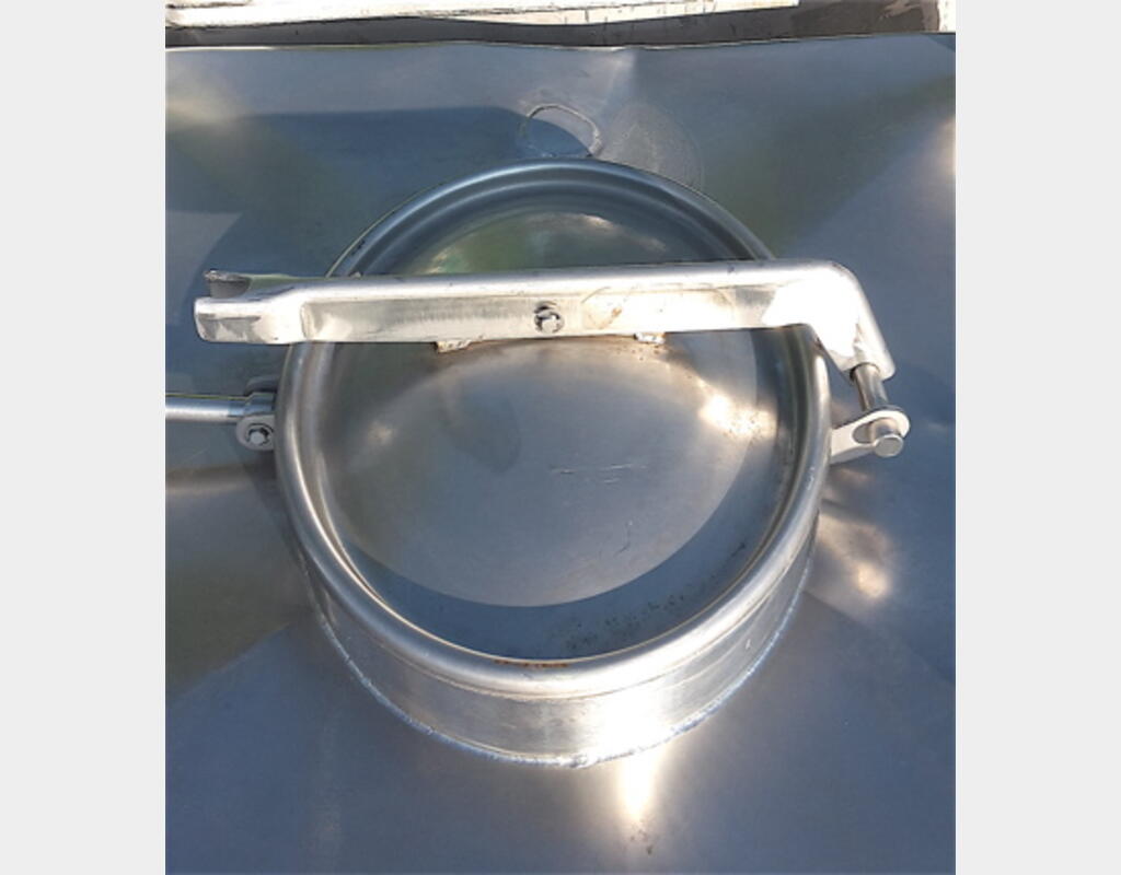 Conteneur INOX rectangulaire - Volume : 1000 litres