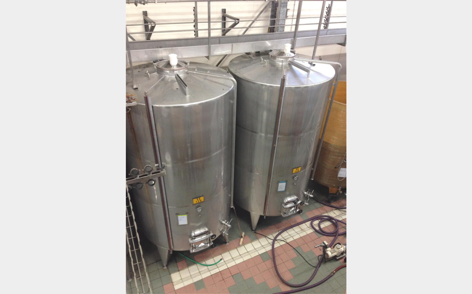 Cuve inox de 120 HLS