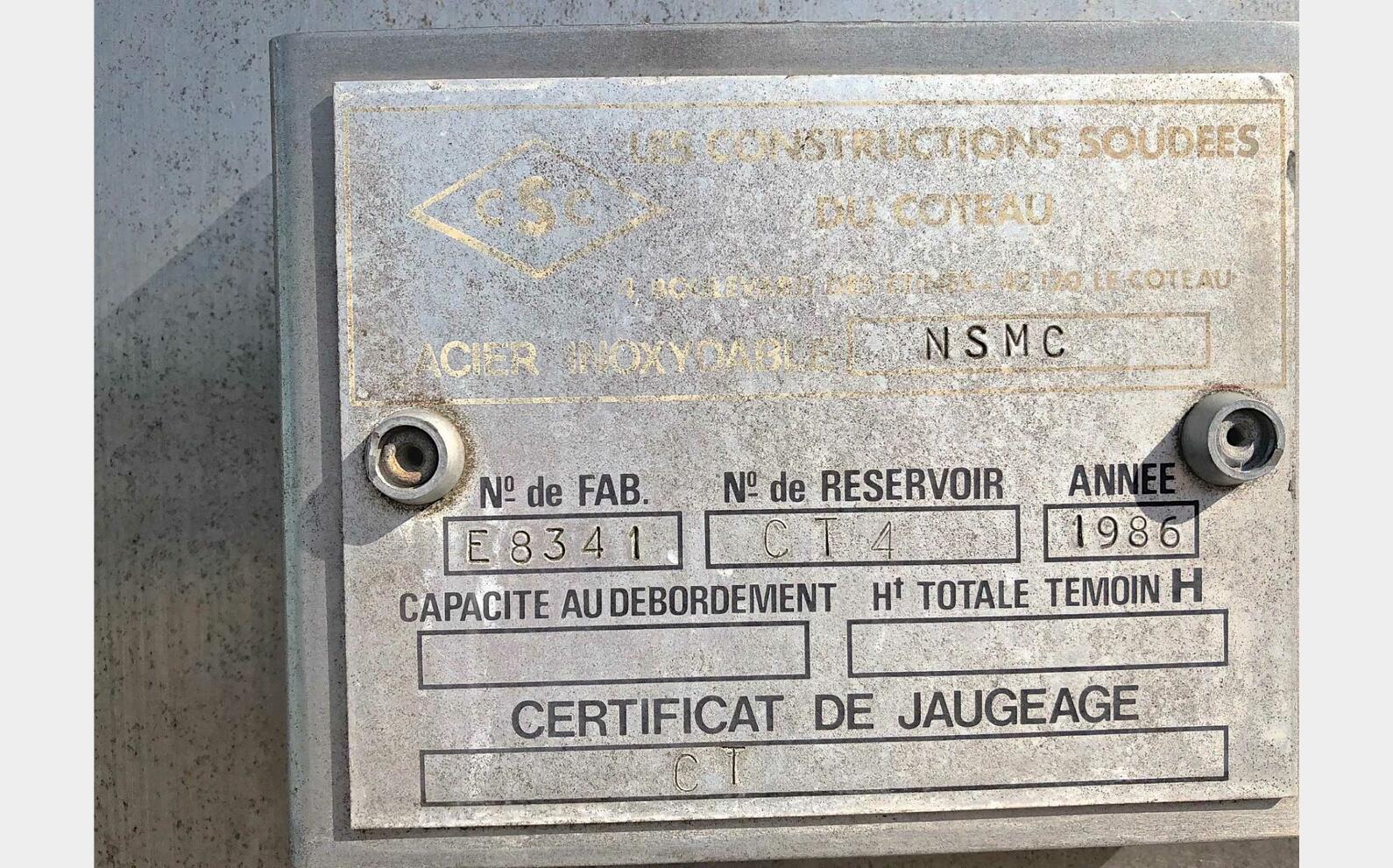 cuve inox 316 Ti de m&eacute;lange LSDH18