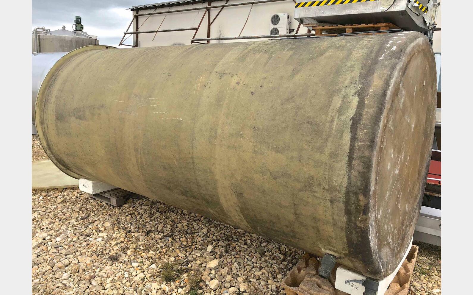 Cuve fibre de verre - Chapeau flottant 80 HL (8000 litres)